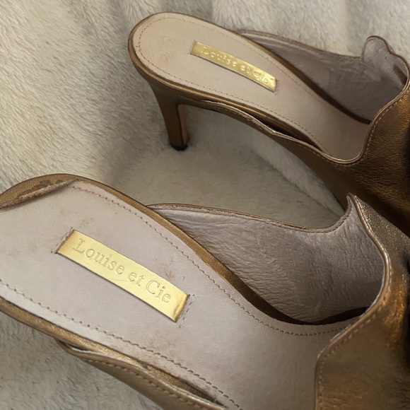 LOUISE ET CIE metallic mule - Picture 3 of 6